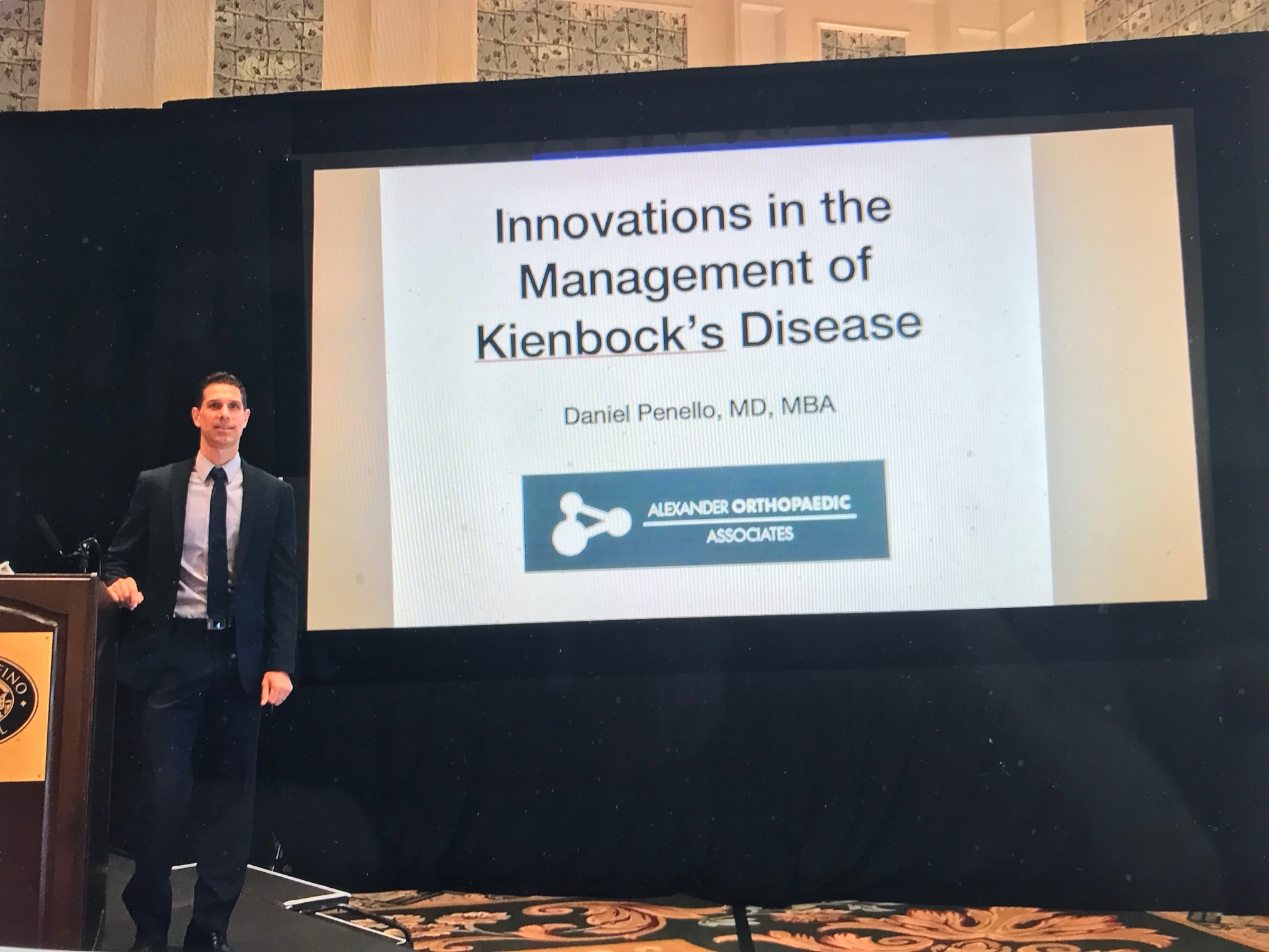 Dr. Daniel Penello Presents on Kienböcks Disease